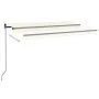 Toldo retráctil manual crema 450x350 cm de , Toldos - Ref: Foro24-3069197, Precio: 378,19 €, Descuento: %