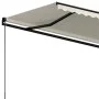 Toldo retráctil manual crema 450x350 cm de , Toldos - Ref: Foro24-3069197, Precio: 378,19 €, Descuento: %