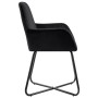 Sillas de comedor 4 unidades terciopelo negro de vidaXL, Sillas de comedor - Ref: Foro24-277011, Precio: 360,40 €, Descuento: %