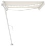 Toldo automático con LED y sensor de viento crema 400x350 cm de , Toldos - Ref: Foro24-3069632, Precio: 717,49 €, Descuento: %