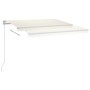 Toldo automático con LED y sensor de viento crema 4x3,5 m de , Toldos - Ref: Foro24-3070032, Precio: 699,46 €, Descuento: %