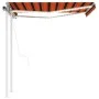 Toldo automático LED y sensor de viento naranja marrón 3x2,5 m de , Toldos - Ref: Foro24-3069915, Precio: 562,90 €, Descuento: %