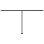 Toldo de pie retráctil manual amarillo y blanco 450x350 cm de , Toldos - Ref: Foro24-3069838, Precio: 536,90 €, Descuento: %