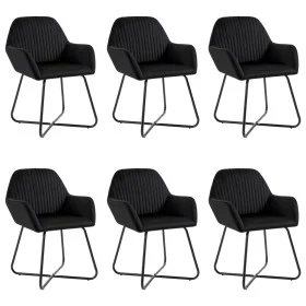 Esstischstuhl, 6 Stück, schwarzer Samt von vidaXL, Essstühle - Ref: Foro24-277012, Preis: 595,76 €, Rabatt: %