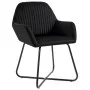 Silla de comedor 6 unidades terciopelo negro de vidaXL, Sillas de comedor - Ref: Foro24-277012, Precio: 595,76 €, Descuento: %