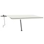 Toldo de pie retráctil manual color crema 500x300 cm de , Toldos - Ref: Foro24-3069777, Precio: 595,33 €, Descuento: %