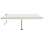 Toldo de pie retráctil manual color crema 500x300 cm de , Toldos - Ref: Foro24-3069777, Precio: 595,33 €, Descuento: %