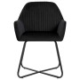 Silla de comedor 6 unidades terciopelo negro de vidaXL, Sillas de comedor - Ref: Foro24-277012, Precio: 603,79 €, Descuento: %