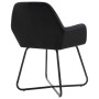 Silla de comedor 6 unidades terciopelo negro de vidaXL, Sillas de comedor - Ref: Foro24-277012, Precio: 603,79 €, Descuento: %