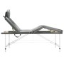 Camilla masaje 4 zonas estructura aluminio antracita 186x68 cm de vidaXL, Mesas de masaje - Ref: Foro24-110176, Precio: 179,6...
