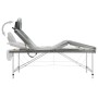 Camilla masaje 4 zonas estructura aluminio antracita 186x68 cm de vidaXL, Mesas de masaje - Ref: Foro24-110176, Precio: 179,6...