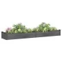 Flowerbed planter with gray fir wood lining 240x45x25 cm by , Pots and planters - Ref: Foro24-364297, Price: 93,17 €, Discoun...