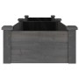 Jardinera arriate con forro madera abeto gris 240x45x25 cm de , Maceteros y jardineras - Ref: Foro24-364297, Precio: 82,26 €,...