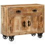 Aparador de madera maciza de mango sin tratar 80x30x65 cm de , Aparadores - Ref: Foro24-351689, Precio: 294,04 €, Descuento: %