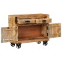 Aparador de madera maciza de mango sin tratar 80x30x65 cm de , Aparadores - Ref: Foro24-351689, Precio: 294,04 €, Descuento: %