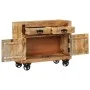 Aparador de madera maciza de mango sin tratar 80x30x65 cm de , Aparadores - Ref: Foro24-351689, Precio: 287,83 €, Descuento: %