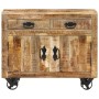 Aparador de madera maciza de mango sin tratar 80x30x65 cm de , Aparadores - Ref: Foro24-351689, Precio: 294,04 €, Descuento: %