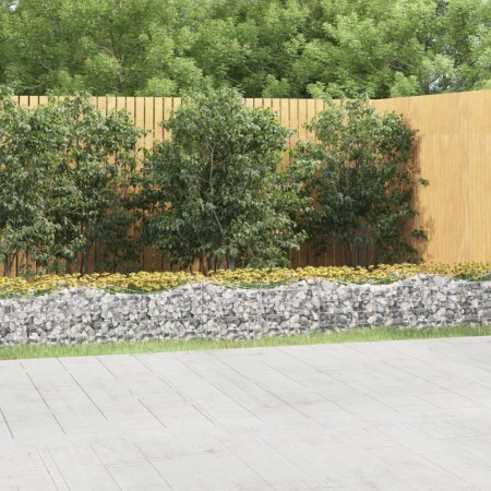 Arriate de gaviones forma arco hierro galvanizado 600x50x50cm de , Maceteros y jardineras - Ref: Foro24-153544, Precio: 147,3...