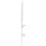 Cabecero de cama madera maciza de pino blanco 200 cm de , Cabeceros y pies de cama - Ref: Foro24-842487, Precio: 59,76 €, Des...