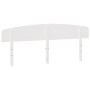 Cabecero de cama madera maciza de pino blanco 200 cm de , Cabeceros y pies de cama - Ref: Foro24-842487, Precio: 60,51 €, Des...