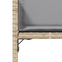 Sillones jardín con cojines 4 uds ratán sintético beige mezcla de , Sillas de jardín - Ref: Foro24-365006, Precio: 165,77 €, ...