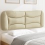 Cabecero de cama acolchado tela crema 120 cm de , Cabeceros y pies de cama - Ref: Foro24-374566, Precio: 59,07 €, Descuento: %