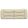 Cabecero de cama acolchado tela crema 120 cm de , Cabeceros y pies de cama - Ref: Foro24-374566, Precio: 59,07 €, Descuento: %