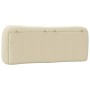 Cabecero de cama acolchado tela crema 120 cm de , Cabeceros y pies de cama - Ref: Foro24-374566, Precio: 59,07 €, Descuento: %