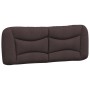 Cabecero de cama acolchado tela marrón oscuro 120 cm de , Cabeceros y pies de cama - Ref: Foro24-374564, Precio: 51,00 €, Des...