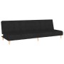Sofá cama de 2 plazas tela negro de , Sofás - Ref: Foro24-375756, Precio: 246,73 €, Descuento: %