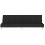 Sofá cama de 2 plazas tela negro de , Sofás - Ref: Foro24-375756, Precio: 246,73 €, Descuento: %