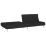 2 seater black fabric sofa bed by , Sofas - Ref: Foro24-375756, Price: 244,26 €, Discount: %