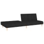 Sofá cama de 2 plazas tela negro de , Sofás - Ref: Foro24-375756, Precio: 246,73 €, Descuento: %