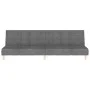 Sofá cama de 2 plazas tela gris claro de , Sofás - Ref: Foro24-375754, Precio: 244,03 €, Descuento: %
