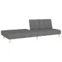 Sofá cama de 2 plazas tela gris claro de , Sofás - Ref: Foro24-375754, Precio: 244,03 €, Descuento: %