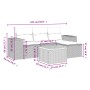 Set de muebles de jardín 5 pzas y cojines ratán sintético negro de , Conjuntos de jardín - Ref: Foro24-3257742, Precio: 331,0...
