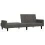Dunkelgraues 2-Sitzer-Schlafsofa aus Samt von , Sofas - Ref: Foro24-375775, Preis: 274,40 €, Rabatt: %