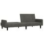 Sofá cama de 2 plazas terciopelo gris oscuro de , Sofás - Ref: Foro24-375775, Precio: 279,24 €, Descuento: %