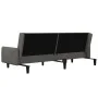 Sofá cama de 2 plazas terciopelo gris oscuro de , Sofás - Ref: Foro24-375775, Precio: 274,40 €, Descuento: %