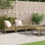 Sofá de jardín de 4 plazas madera de pino impregnada de , Sofás modulares de exterior - Ref: Foro24-838053, Precio: 144,81 €,...