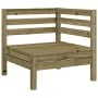 Garten-Ecksofa aus imprägniertem Kiefernholz von , Modulare Sofas für den Außenbereich - Ref: Foro24-837983, Preis: 55,24 €, ...