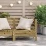 Garten-Ecksofa aus imprägniertem Kiefernholz von , Modulare Sofas für den Außenbereich - Ref: Foro24-837983, Preis: 55,24 €, ...