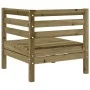Garten-Ecksofa aus imprägniertem Kiefernholz von , Modulare Sofas für den Außenbereich - Ref: Foro24-837983, Preis: 55,24 €, ...