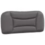 Cabecero de cama acolchado cuero sintético gris 90 cm de , Cabeceros y pies de cama - Ref: Foro24-374547, Precio: 43,56 €, De...