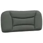 Gepolstertes Kopfteil aus dunkelgrauem Stoff, 80 cm von , Kopf- und Fußteile - Ref: Foro24-374526, Preis: 37,56 €, Rabatt: %
