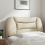 Cabecero de cama acolchado tela crema 80 cm de , Cabeceros y pies de cama - Ref: Foro24-374530, Precio: 36,28 €, Descuento: %