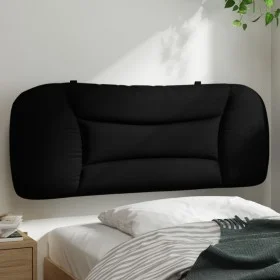 Cabecero de cama acolchado tela negro 100 cm de , Cabeceros y pies de cama - Ref: Foro24-374551, Precio: 35,32 €, Descuento: %