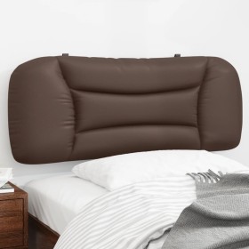 Cabecero de cama acolchado cuero sintético marrón 100 cm de , Cabeceros y pies de cama - Ref: Foro24-374558, Precio: 37,16 €,...