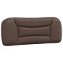 Cabecero de cama acolchado cuero sintético marrón 100 cm de , Cabeceros y pies de cama - Ref: Foro24-374558, Precio: 37,16 €,...