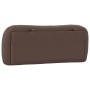 Cabecero de cama acolchado cuero sintético marrón 100 cm de , Cabeceros y pies de cama - Ref: Foro24-374558, Precio: 37,16 €,...